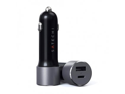 Satechi 72W Type-C PD Car Charger - Space Gray ST-TCPDCCM