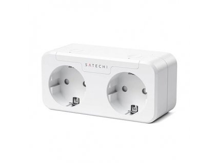 Satechi Dual Smart Outlet works with Apple Homekit - White ST-HK20AW-EU