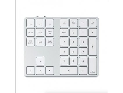 Satechi numerická klávesnica Bluetooth Extended Keypad - Silver Aluminium ST-XLABKS