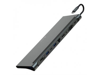 Devia USB-C Hub Leopard Series 11 in 1 - Gray 6938595353826