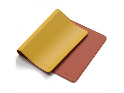 Satechi Eco Leather Dual Sided Deskmate - Yellow/Orange ST-LDMYO