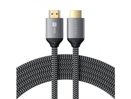Satechi kábel 8K Ultra High Speed HDMI Cable 2m - Space Gray ST-8KHC2MM