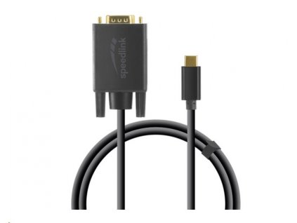 Kábel SPEED LINK USB-C na VGA, 1.8 m HQ SL-180029-BK Speedlink
