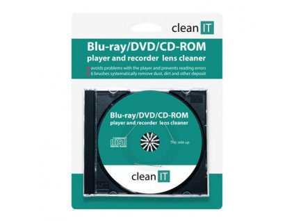 Čistiace CD CLEAN IT pre prehrávače Blu-ray/DVD/CD-ROM (náhrada za CL-32) CL-320 Clean IT