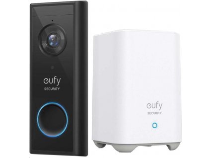 Anker Eufy Video Doorbell 2K black (Battery-Powered) + Home base 2 E82101W4