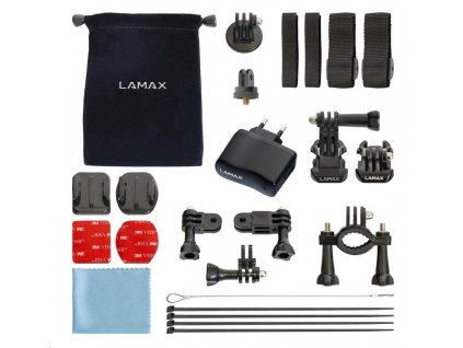 LAMAX Sada L - 15ks příslušenství pro akční kamery LMXACCSETL Lamax