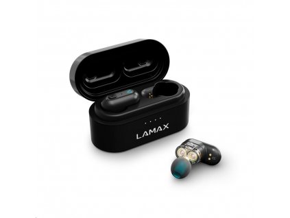 LAMAX Duals1 špuntová sluchátka - černé LMXDU1 Lamax
