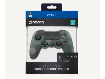 Herní ovladač Nacon Asymmetric Wireless Controller - Camo Green PS4OFPADWLCAMOGREEN