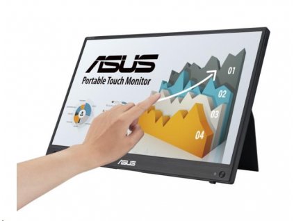 ASUS LCD 15.6" MB16AHT 1920x1080 250cd IPS 5ms repro USB-C x 2 miniHDMI 1x , bez podstavce 1.01 Kg 90LM0890-B01170 Asus