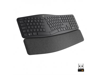 Logitech K860 ERGO - bezdrôtová delená klávesnica - CZ/SK - GRAPHITE 920-010108_CZ