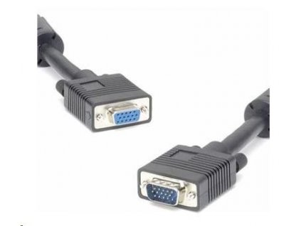 Predlžovací kábel PREMIUMCORD VGA 15 m (HD15M/F, dvojité tienenie, feritové jadrá) kpvc15 PremiumCord