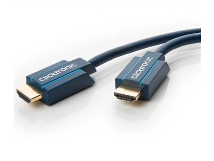 ClickTronic HQ OFC kabel HDMI High Speed s Ethernetem, zlacené, 4K@60Hz, 5m CLICK70305 PremiumCord