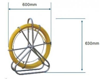 Sklolaminátové pero v stojane 6 mm - 100 m GDR6100 NoName