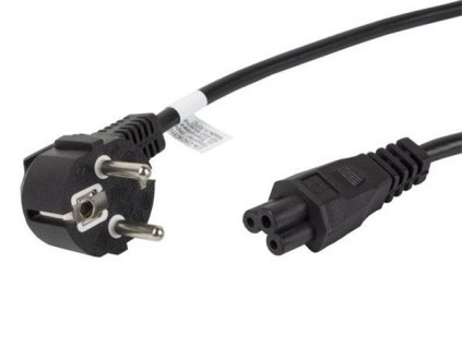 LANBERG CEE 7/7 (MICKEY) na IEC 320 C5 POWER CORD 1.8M VDE černý