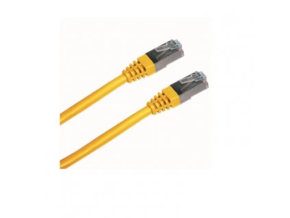 Patch cord FTP cat5e 1M žlutý 15815 OEM