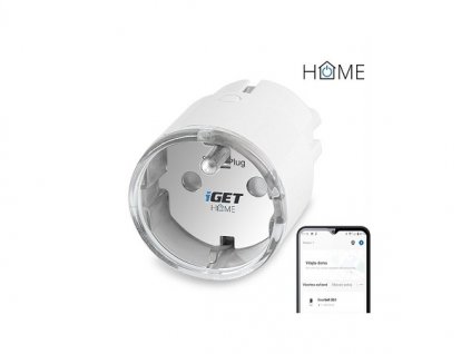 iGET HOME Power 1 - Wi-Fi zásuvka 230V s měřením spotřeby 75020813