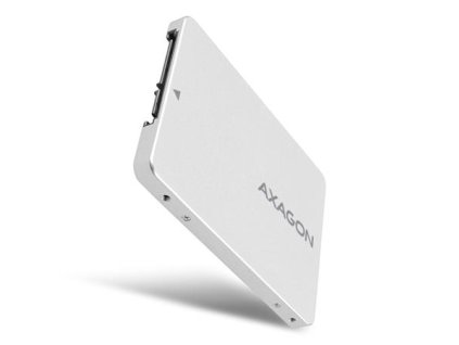 AXAGON RSS-M2SD, SATA - M.2 SATA SSD, interní 2.5'' ALU box, stříbrný Axagon