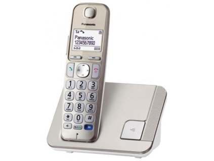 Panasonic KX-TGE210FXN, bezdrát. telefon, bílý