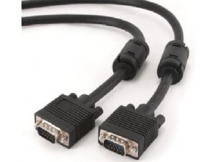 GEMBIRD Kabel přípojný k mon 15M/15M VGA 30m stíněný extra, ferrity BLACK KAB0565AB Gembird