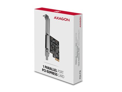 AXAGON PCEA-P1N, PCIe řadič - 1x paralelní port (LPT), vč. LP Axagon