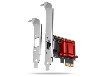 AXAGON PCEE-G25, PCIe síťová karta - 1x 2.5 Gigabit Ethernet port (RJ-45), Realtek, PXE, vč. LP Axagon