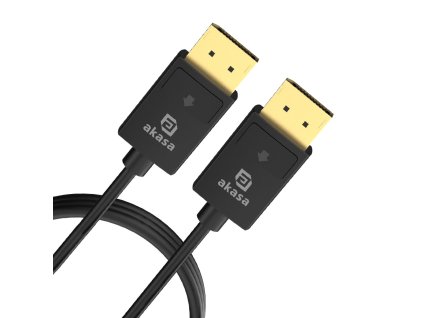 AKASA kabel DisplayPort na DisplayPort 8K@60Hz, v1.4, 2m AK-CBDP26-20BK Akasa