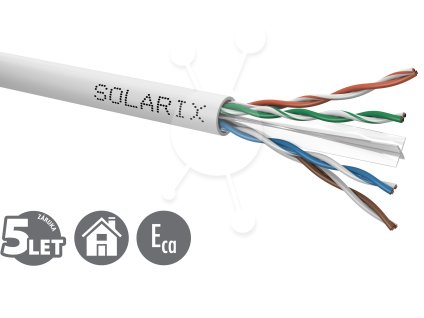 Instalační kabel Solarix CAT6 UTP PVC 500m drát 26000001
