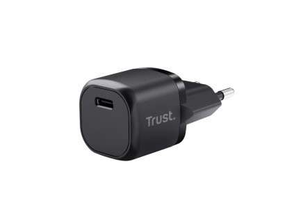 TRUST nabíječka 20W Maxo, USB-C, Nabíječka do zdi, černá 25174 Trust