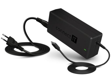 CONNECT IT Univerzálny adaptér pre notebooky MacPower, USB-C, PD 65 W CNP-1640-BK Connect IT