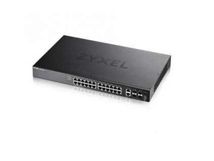 Zyxel XGS2220-30, L3 Access Switch, 24x1G RJ45 2x10mG RJ45, 4x10G SFP+ Uplink, incl. 1 yr NebulaFlex Pro XGS2220-30-EU0101F ZyXEL