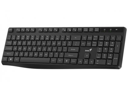 Genius KB-7200 Klávesnice, bezdrátová, 2,4GHz, mini USB přijímač, CZ+SK layout, černá 31320002404