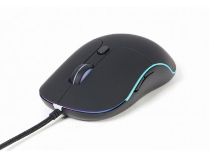 GEMBIRD myš MUS-UL-02, podsvícená, černá, 2400DPI, USB Gembird