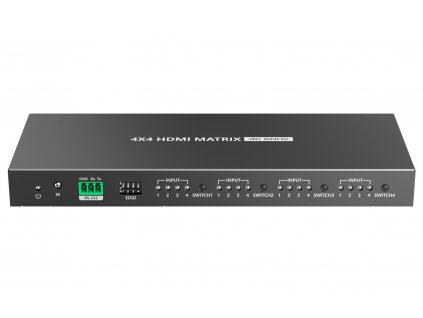 PremiumCord HDMI2.0 matrix switch 4:4 , rozlišení 4K@60Hz, HDR YUV4:4:4 khswit44b