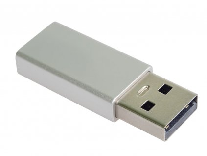 PremiumCord Adaptér USB-C na USB-A 2.0, stříbrná kur31-33