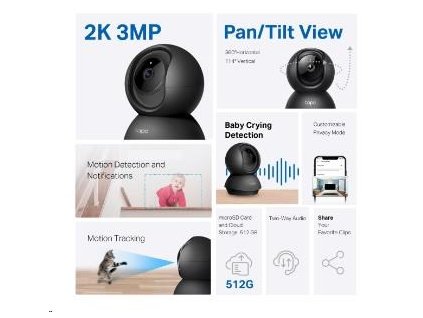 Tapo C211 Pan/Tilt Home Security Wi-Fi Camera TP-link