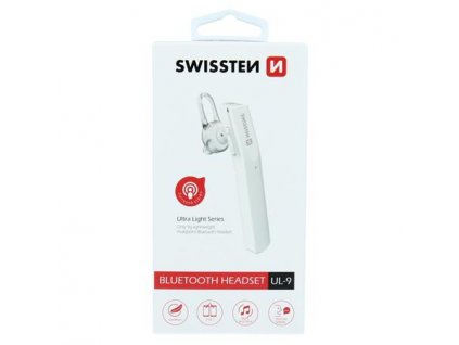 SWISSTEN BLUETOOTH HEADSET ULTRA LIGHT UL-9 WHITE 51105100 Swissten