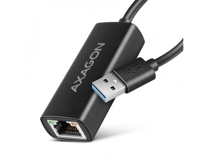 AXAGON ADE-AR, USB-A 3.2 Gen 1 - Gigabit Ethernet sieťová karta, Realtek 8153, auto inštal Axagon