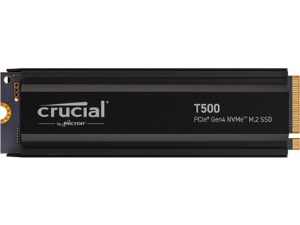 Crucial T500 1TB PCIe Gen4 M.2 2280SS SSD heatsink CT1000T500SSD5