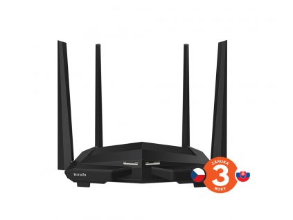 Tenda AC10 - Wireless AC Router 802.11ac/a/b/g/n,1200 Mb/s, 1x GWAN, 3x GLAN, VPN, IPTV, WISP, Repeater 75011820