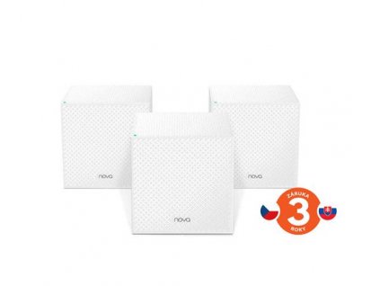 Tenda MW12 (3-pack) - Wireless Triband MESH systém 802.11ac/a/b/g/n, 9x GLAN/GWAN 75011860