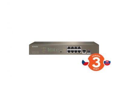 Tenda TEG5310P-8-150W - L3 managed Gigabit PoE AT Switch, 8x PoE AF/AT 10/100/1000Mbps, 1xSFP 1Gbps 75011862
