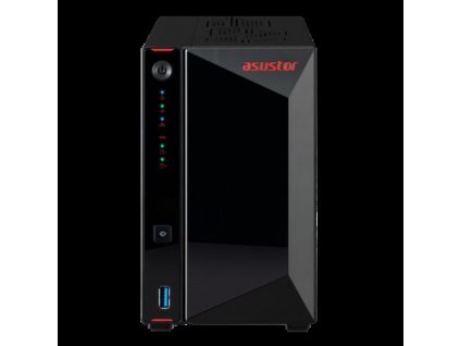 Asustor Nimbustor 2 Gen2 AS5402T 2 Bay NAS, Quad-Core 2.0GHz CPU, Dual 2.5GbE Ports, 4GB DDR4, Four M.2 SSD Slots (Diskl