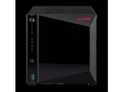 Asustor Nimbustor 4 Gen2 AS5404T 4 Bay NAS, Quad-Core 2.0GHz CPU, Dual 2.5GbE Ports, 4GB DDR4, Four M.2 SSD Slots (Disk