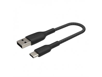 Belkin kabel Boost Charge Braided USB-A to USB-C 15cm - Black CAB002bt0MBK