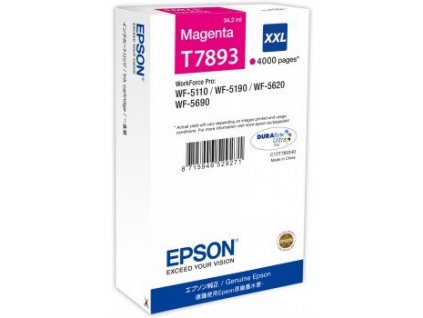 EPSON Ink bar WF-5xxx Series Ink Cartridge "Pisa" XXL Magenta (34,2 ml) C13T789340 Epson