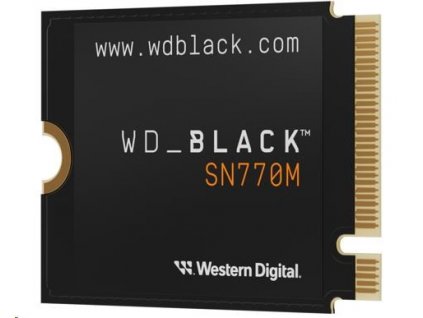 WD Black SN770M/500GB/SSD/M.2 NVMe/Černá/5R WDS500G3X0G Western Digital