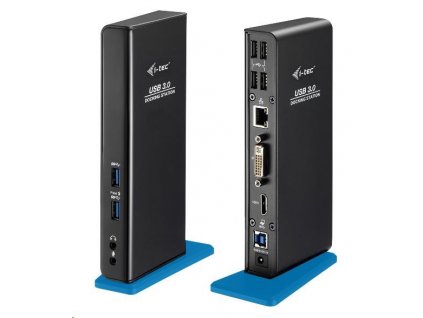 iTec USB 3.0 Dual Video DVI HDMI Docking Station + Glan + Audio + USB 3.0 Hub U3HDMIDVIDOCK i-tec