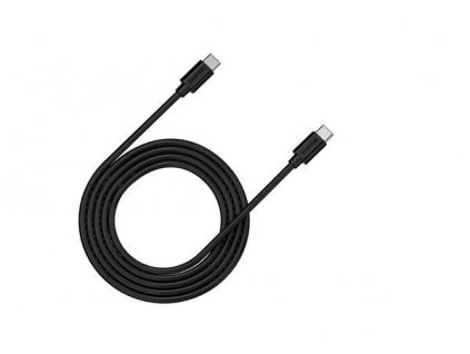 Canyon C-12, 2 m kábel USB-C / USB-C, 20V/5A, výkon 100W PD, pre notebooky, E-mark čip, čierny CNS-USBC12B