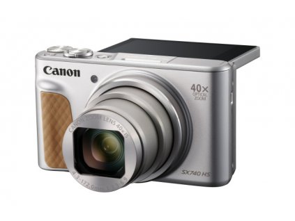 Canon PowerShot SX740HS, Silver - 20MP, 40x zoom, 24-960mm, 4K 2956C002