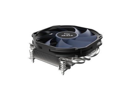 AKASA chladič ALUCIA H4A, Low-profile CPU cooler pro AM4, AM5 AK-CC1111BP01 Akasa